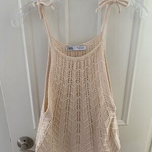 Crochet knit top